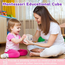 Busy Cube Toys for 1 Year Old Girl Gifts, Montessori for Baby Girl, Travel Sensory Toys for Toddlers 1-3, Learning Fine Motor Skills| 1st Birthday Girl Gifts 12 Months + by TinyTreasures Baby Boutique