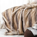 BATTILO HOME Luxury Faux Fur Throw Blanket, Soft Cozy Mink Fur Blanket for Couch, Sofa, Chair, Bed, Thick Warm Fall Fur Throw Blankets, 50"x60" by CozyNest Decor