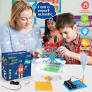STEM Robotics Kit 6 Set Science Experiments Project Activities Toys for Kids 6-8 8-12 Engineering Building Electronic Motor Robot Kid Craft Boy Girl 5+ 6 7 8 9 10 12 Year Old Gift Summer Outdoor Toy by TinyTreasures Baby Boutique