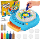 Arts and Crafts for Kids Ages 4-8,Paint Spin Art Machine Kit,Art Craft Set for 6-9 Year Old,Cool Painting Spinner Toys Kits Set,Art Supplies Birthday Gifts for Boy Girl Ages 6 7 8 9 10 11 12 Blue by TinyTreasures Baby Boutique