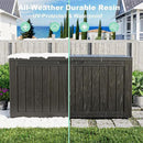 80 Gallon Waterproof Outdoor Storage Box,Resin Deck Box,Lockable Outside Storage Box Container for Patio Furniure,Garden,Tools (80 Gallon,Black) by GreenHaven Gardens