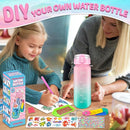 EDsportshouse Decorate Your Own Water Bottle Kits for Girls Age 4-6-8-10,Mermaid Painting Crafts,Fun Arts and Crafts Gifts Toys for Girls Birthday Christmas(Mermaid) by TinyTreasures Baby Boutique