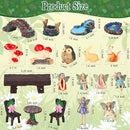 Roowest 19 Pcs Garden Accessories Garden Fairies Kit Miniatures Bunny Squirrel Owl Animals Cute Tiny Mushroom Mini Pond Bridge Figurine Miniature Micro Landscape Ornaments for DIY Home by GreenHaven Gardens