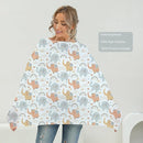 Breathable Car Seat Cover for Babies – Multi-Purpose Soft Rayon Nursing Cover for Breastfeeding, High Stretchy Infant Carseat Canopy, Stroller Cover (Smooth Rayon, Cute Elephant) by TinyTreasures Baby Boutique