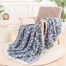 NEXHOME PRO Leopard Soft Blanket, Fuzzy Throw Blanket for Couch Bed Sofa Picnic, Knit Blankets for Women Gifts Blue 50 x 60 inches by TinyTreasures Baby Boutique