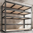REIBII 48" W Garage Shelving Heavy Duty, 3000LBS Storage Shelves, 5-Tier Adjustable Metal Shelving, Garage Shelves Sturdy Industrial Shelf, Easy Assemble, 72" H x 48" W x 18" D by CozyNest Decor