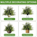 Artgar 50 Pcs Pine Branches - 18 Inch Artificial Green Pine Stem - Real Touch Pines Branches - Christmas Greenery Pines Branches for DIY Flower Arrangement Home Indoor Christmas Decor by CozyNest Decor