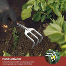 Garden Tool Set, 3 Piece Gardening Tools Includes Garden Trowel, Transplant Trowel and Hand Rake with Non-Slip Ergonomic Handle, Heavy Duty Garden Kit for Planting, Garden Gifts Red by GreenHaven Gardens