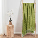 inhand Knitted Throw Blanket for Couch and Bed, Soft Living Room Home Decor Knitted Blanket with Tassel, Outdoor Lightweight Breathable Summer Blanket, Farmhouse Warm Woven Decorative, 50"x60" by CozyNest Decor
