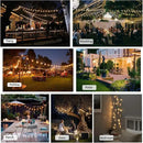 DAMAING Outdoor String Lights LED 50Feet G40 Globe String Lights with 27 Edison Plastic LED Bulbs,2700K Warm Glow Weatherproof for Indoor Outdoor Backyard Bistro Lights by GreenHaven Gardens