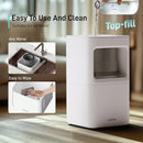Evaporative Humidifier for Bedroom, 2.11Gal/8L Quiet Humidifiers Large Room with SleepyTime, Aroma Diffuser, 6 Speeds, Top Fill, No White Dust, Auto Off Humidifier for Baby Nursery Home Office by TinyTreasures Baby Boutique