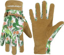 HLDD HANDLANDY Work Gloves for Women and Ladies, Leather Gardening Gloves Flexible Mechanic Working Gloves by GreenHaven Gardens
