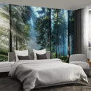 Forest Landscape Wall murals Woodland Tree Peel and Stick Wallpaper for Bedroom Living Room - 58"x86" by CozyNest Decor