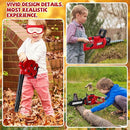 3 Pcs Toy Gardening Tool Set for Kids Toy Leaf Blower Hedge Trimmer Chainsaw Pretend Play Set with Lights and Sounds Birthday for Boys Girls by TinyTreasures Baby Boutique