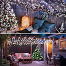 KNONEW Christmas String Lights Indoor Plug in,60FT 180LED Outdoor Waterproof Fairy Lights,8 Lighting Modes,Timer Memory Function for Bedroom Patio Balcony Party (Cool White) by GreenHaven Gardens