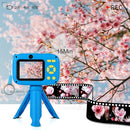 SUZIYO Camera for Kids with Tripod, Digital Video Camcorder 1080P 2.4 Inch HD,Best Birthday Christmas Electronic Toys Gifts for Childen Age 3 4 5 6 7 8 9 Years Old Boys with 32G SD Card, Blue by TinyTreasures Baby Boutique