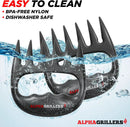 Alpha Grillers Meat Shredder Claws - Grilling Accessories Gifts for Men Dad Him Husband Son Boyfriend Birthday - BBQ Accessories Grill Puller for Cooking Shredding Barbecue Smoker Pulled Pork Chicken by GreenHaven Gardens
