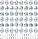 MerryNine 20mm Clear Crystal Ball Prism Sun Shine Catcher Rainbow Pendants Maker, Hanging Crystals Prisms for Windows, for Feng Shui, for Gift (20mm/0.79" 48pack, 48) by GreenHaven Gardens