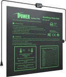 iPower 20" x 20.75" Waterproof Durable Seedling Heat Mat with Digital Thermostat Control Warm Hydroponic Plant, for Indoor Gardening & Germination Starting by GreenHaven Gardens
