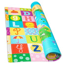 Baby Care Play Mat (Large, Playful - Magical Island) 82'' x 55'' Original One-Piece Reversible Rollable Waterproof Play Mat for Infants, Babies, Toddler, and Kids by TinyTreasures Baby Boutique