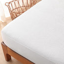 California King Size Waterproof Mattress Protector Fitted Terry Mattress Pad Cover with Deep Pocket Up to 18'' by TinyTreasures Baby Boutique