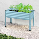 Best Choice Products 48x24x30in Galvanized Raised Garden Bed, Metal Elevated Planter Box, Vegetable Garden for Backyard, Patio, Balcony - Mist Blue by GreenHaven Gardens