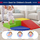 Large Baby Climbing Blocks – 6 Pcs Climbing Toys for Toddlers - Ultra High Density Soft Foam Play Gym Equipment Easy Wash for Indoor Nursery, Classic (Classic, 4-Piece) by TinyTreasures Baby Boutique