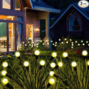 Garden Lights Outdoor, 2 Pack 20 LED Solar Firefly Lights Waterproof, Sway by Wind, Solar Swaying Light for Yard Patio Backyard Garden Planter Flower Bed Pathway Outdoor Decoration (Warm White) by GreenHaven Gardens