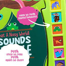 What A Noisy World - Sounds of Jungle - Auditory Interactive Books - Musical Toys for Toddlers 3-5 - Musical Book for Toddlers with 6 Different Sounds - Screen-Free Birthday Gifts by TinyTreasures Baby Boutique
