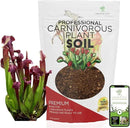 Professional Carnivorous Plant Soil | Large 2.2 Quarts Ready to Use for Venus Flytraps, Sundews, Pitcher Plants, Butterworts | Peat Moss, Coco Coir, Perlite, Dolomite | Made in USA by GreenHaven Gardens