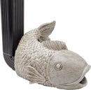 Fish Statues Gutter Downspout Extension Statues Garden Decoration,Resin Statue Outdoor Decor,Animal Downspout Diverter,Decorative Gutter Extension,3"×4" Downspout Extender Diverter Splash Block by GreenHaven Gardens
