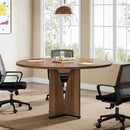 39" Round Conference Table for 4, Multi-Purpose Office Table for Meetings
