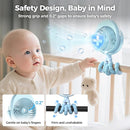 2025 Upgarded 4000mAh Misting Baby Stroller Fan, Rechargeable Battery Operated,Max 15Hrs Cooling,50ml Portable Water Sprayer Misting Fan with Flexible Tripod Clip on Car Seat Crib Treadmill Bunk Bed by TinyTreasures Baby Boutique