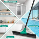 JEHONN Floor Squeegee Heavy Duty with 58.3 inches Long Handle, Rubber Scraper Broom for Cleaning Foam Water on Garage Concrete Bathroom Tile Marble Shower Glass Shop Deck Window Indoor Outdoor Green by GreenHaven Gardens