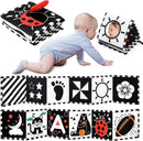 URMYWO Black and White Baby Toys, Tummy Time High Contrast Newborn Toys 0-3 Months, Soft Baby Book, Visual Stimulation Montessori Sensory Infant Toys 0-6-12 Months, Shower Gift for Boys Girls by TinyTreasures Baby Boutique