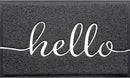 Door Mat, Durable Welcome Mat Low Profile Floor Mat Front Doormat Non Slip Mats Entrance Rectangular Doormat, for Entryway, Patio, High Traffic Areas (30"x17.5",Black) by CozyNest Decor