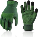 Vgo... 1-Pair Ladies' Synthetic Leather Gardening Gloves, Puncture-proof, Thornproof, Durability & Anti-shock Work Gloves, Touchscreen (Size L, Green, SL7471) by GreenHaven Gardens