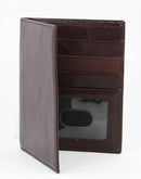 Passport Wallet Executive Boarding Pass Holder Radish Brown made with Cow Leather by TinyTreasures Baby Boutique