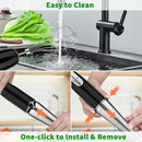 Cordless Immersion Blender Handheld, Rechargeable 4 In 1 Electric Hand Blender Stick Blender Variable Speed with Chopper, Beaker, Whisk, Stainless Steel Blade for Soup, Baby Food, Smoothies by TinyTreasures Baby Boutique