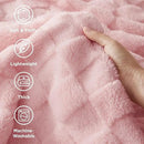 Bedsure GentleSoft Twin Blanket for Bed Blush Pink - Super Soft Cozy Blankets for Women Men Girls, Cute Fuzzy Fleece Throws for Bedroom Couch, 60x80 Inches by CozyNest Decor