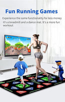 HDMI Dance Mat 64GB Storage, 1000 Games,885 Songs,81 MTV Videos.Dance pad Combines Dance, Yoga, Aerobics, Running, Sports, and Puzzle Games A Prestigious Gift for Boys & Girls. Flannel Material by TinyTreasures Baby Boutique
