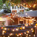 Outdoor String Lights 200FT Waterproof Globe String Lights with 104 Shatterproof G40 LED bulbs, Dimmable Connectable Patio Light String Lights for hanging Bistro Backyard Gazebo,2-Pack x 100ft
