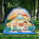 Kids Play Tents,the World of Dinosaurs Tents for Kids Indoor/Outdoor fun, Dinosaurs Dome Playhouse for Boys & Girls,Durable and Breathable Premium Material, Perfect Kid’s Gift- 47" x 47" x 43" by TinyTreasures Baby Boutique