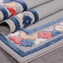 Beverly Rug Outdoor Rug 5x7 Modern Bordered Area Rugs for Indoor and Outdoor Patio Easy to Clean Non Shedding Living Room Porch Garden Washable Outside Carpet (5 x 7 Gray) by CozyNest Decor