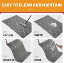 Door Mat Outdoor, 24x36, Welcome Mats for Entryway, Front Doormat for Home Entrance, Indoor Floor Mat, Durable, Non-Slip, Boot Scraper, Catches Muddy and Dirt(Grey) by CozyNest Decor