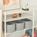 Small Baskets Set of 3-11"x7"x7" Perfect Toy Baskets for Storage, Ideal Storage Basket for Cube, Towels, and More - Basket for Shelves （Grey) by CozyNest Decor