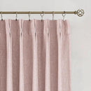 Vision Home Pink Pinch Pleated Total Blackout Curtains Room Darkening Window Panels 95 inch for Girls Bedroom Living Room Thermal Insulated Pinch Pleat Pink Drapes with Hooks Back Tab 40" Wx95 Lx2 by CozyNest Decor
