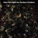 Christmas Net Lights, 204 LED Outdoor Mesh Lights Waterproof, Bush Solar Net Lights with 8-Lighting Modes for Tree Garden Yard Christmas Wedding Party Decoration(White) by GreenHaven Gardens