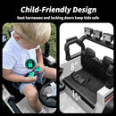 12V Kids Ride on Car Truck, Kids Electric Vehicles Car Ride on Toy for Toddlers 3-5 with Remote Control - White by TinyTreasures Baby Boutique