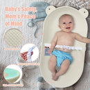 Baby Changing Pad, EVA Waterproof Non-Slip Changing Table Pad with Adjustable Strap for Dresser Changing Table Nursery, Portable Diaper Changing Pad, Oat by TinyTreasures Baby Boutique